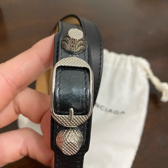 Balenciaga Arena Triple Tour Wrap Bracelet - Picture 6 of 9